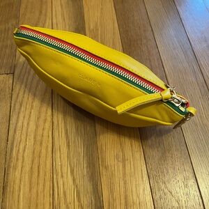 Clare V Le Banane Clutch - Canary Italian Nappa